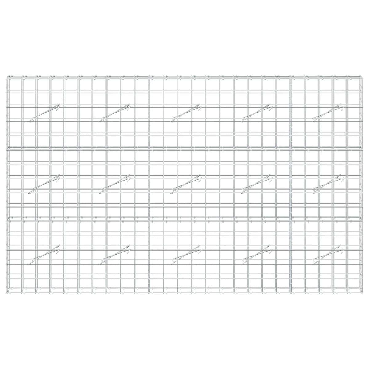 Gabionas su 5 mm viela ir 10x10 cm tinkleliu 250x10x150 cm