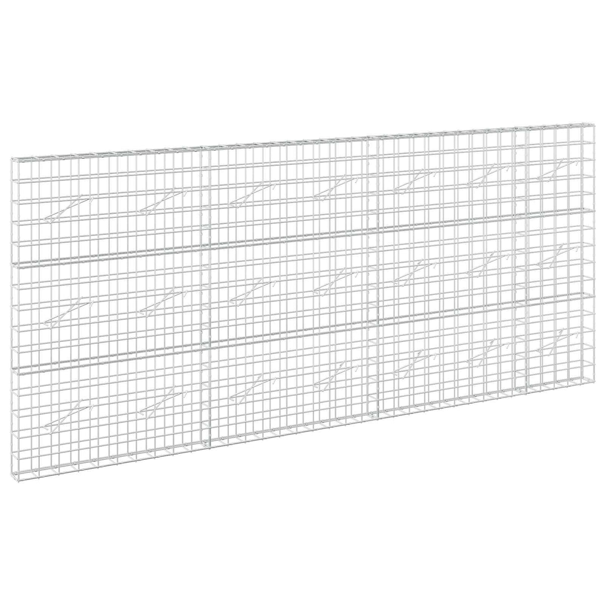 Gabionas su 5 mm viela ir 10x10 cm tinkleliu 350x10x150 cm