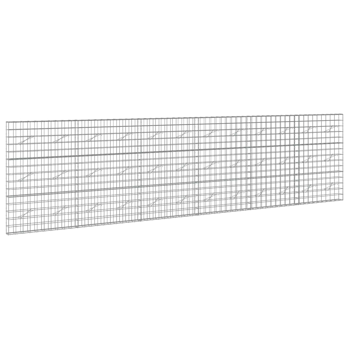 Gabionas su 5 mm viela ir 10x10 cm tinkleliu 600x10x150 cm