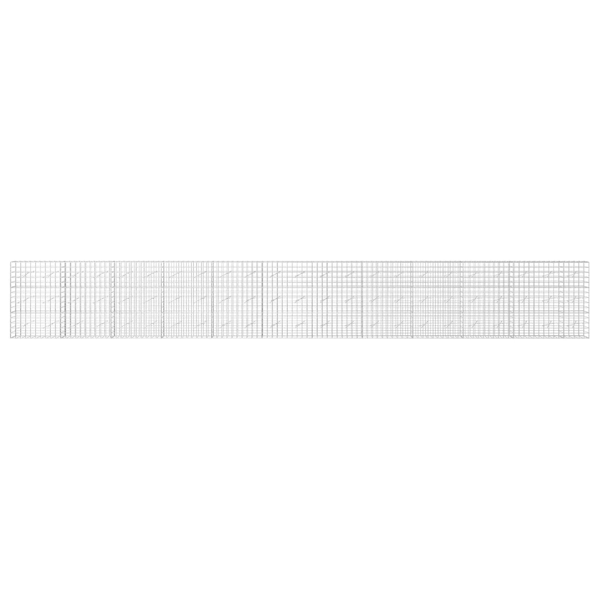 Gabionas su 5 mm viela ir 10x10 cm tinkleliu 1150x10x150 cm