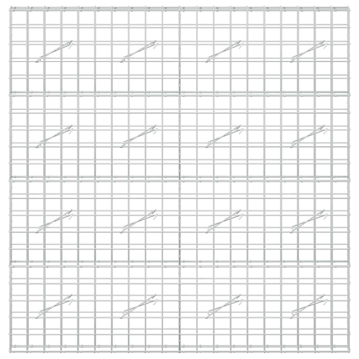 Gabionas su 5 mm viela ir 10x10 cm tinkleliu 200x10x200 cm