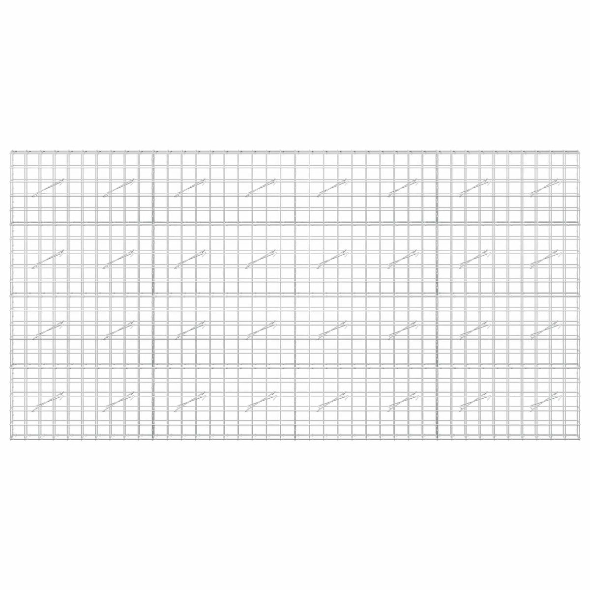 Gabionas su 5 mm viela ir 10x10 cm tinkleliu 400x10x200 cm