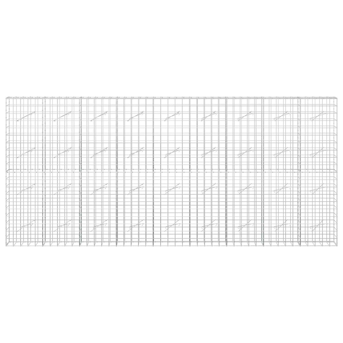Gabionas su 5 mm viela ir 10x10 cm tinkleliu 450x10x200 cm