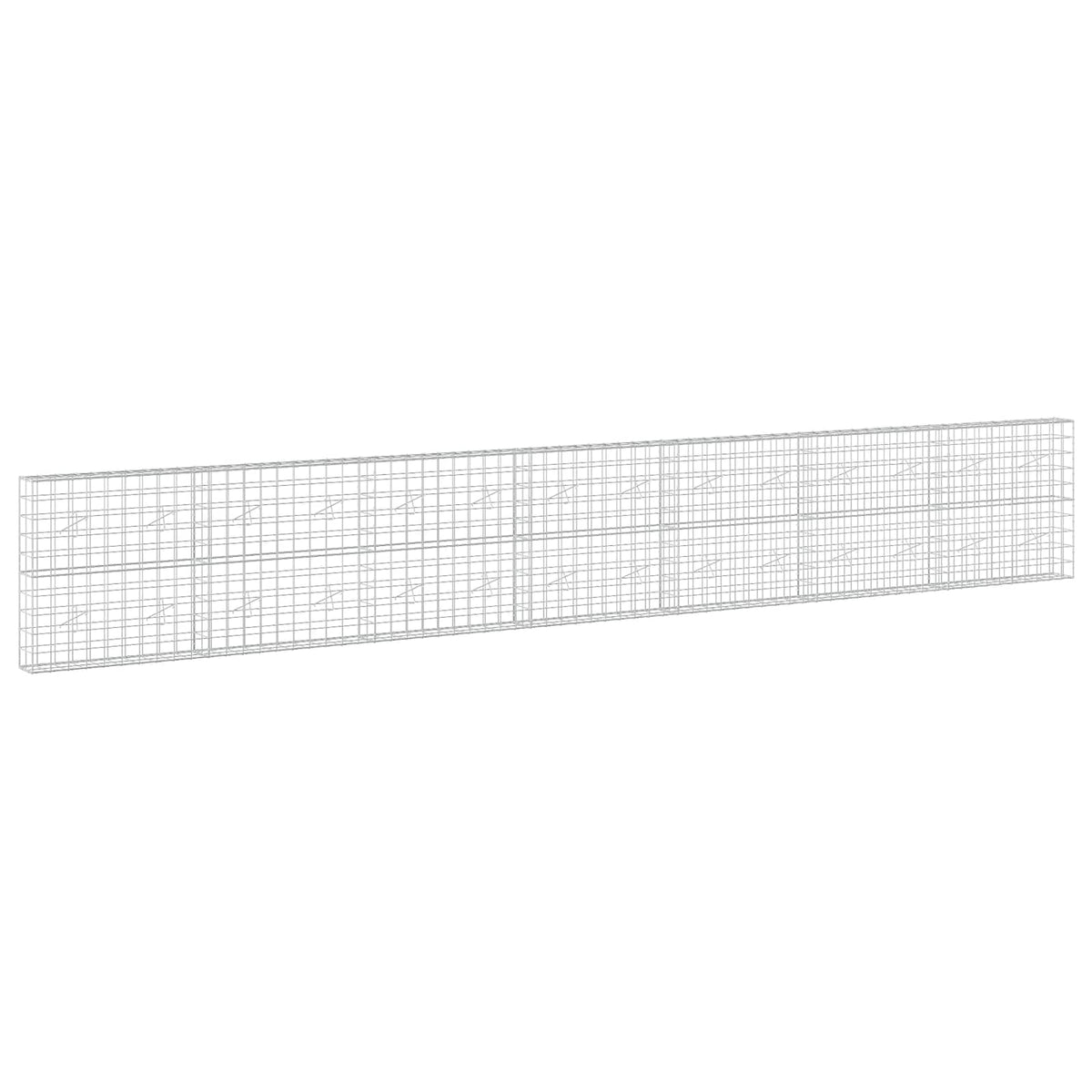 Gabionas su 5 mm viela ir 10x10 cm tinkleliu 700x20x100 cm