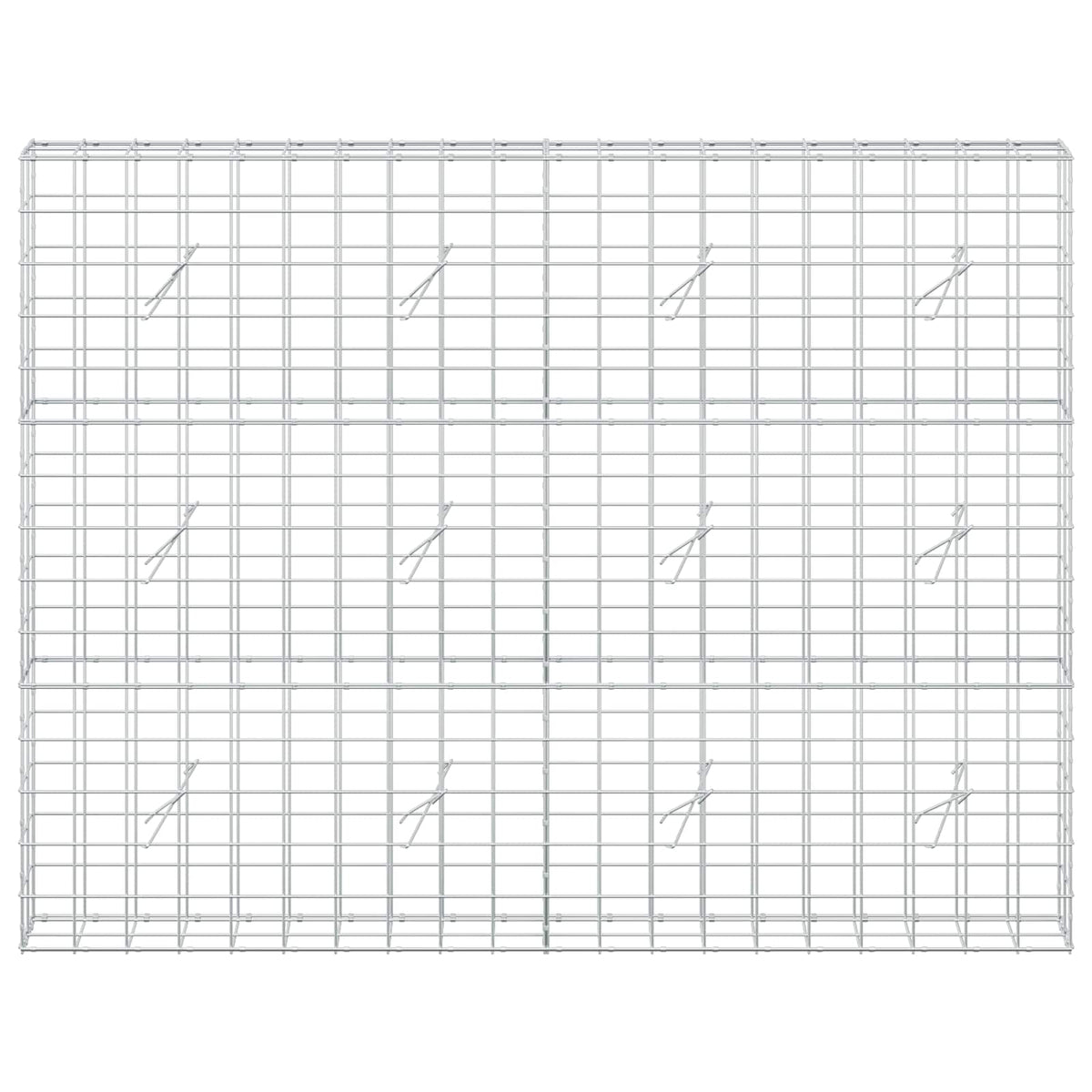 Gabionas su 5 mm viela ir 10x10 cm tinkleliu 200x20x150 cm