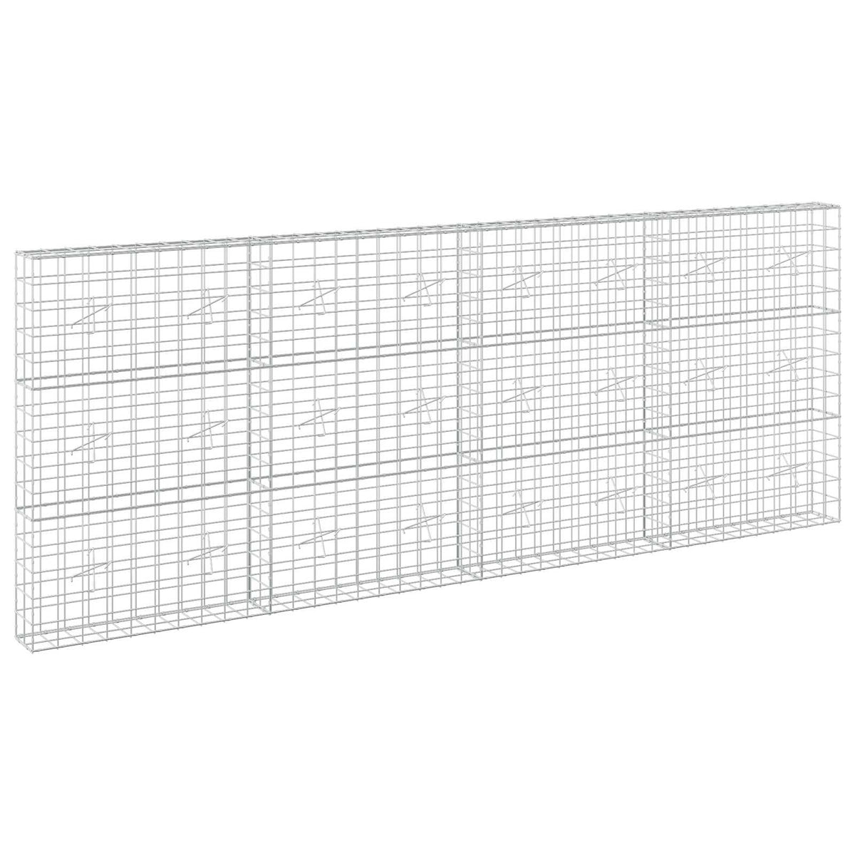 Gabionas su 5 mm viela ir 10x10 cm tinkleliu 400x20x150 cm