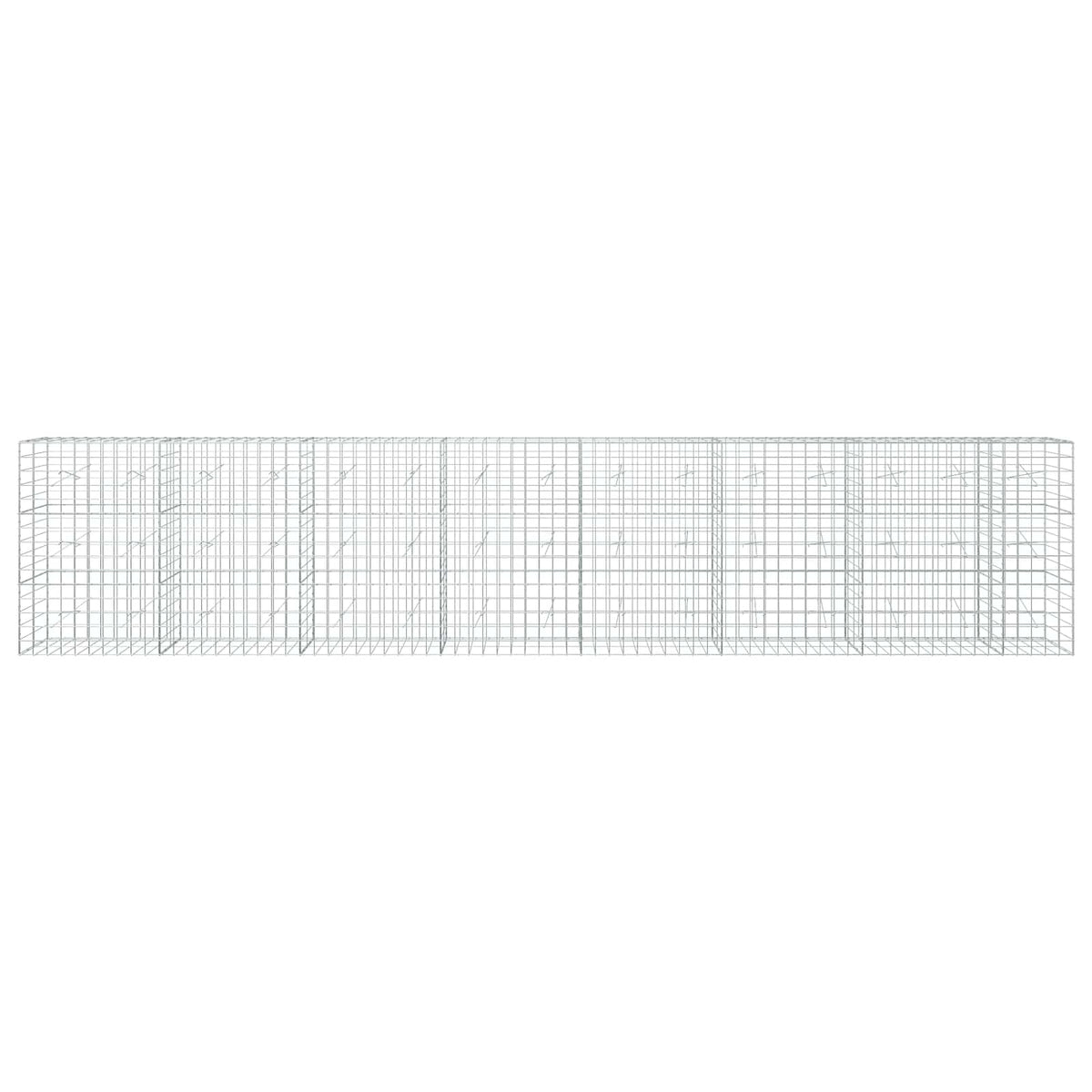 Gabionas su 5 mm viela ir 10x10 cm tinkleliu 750x20x150 cm