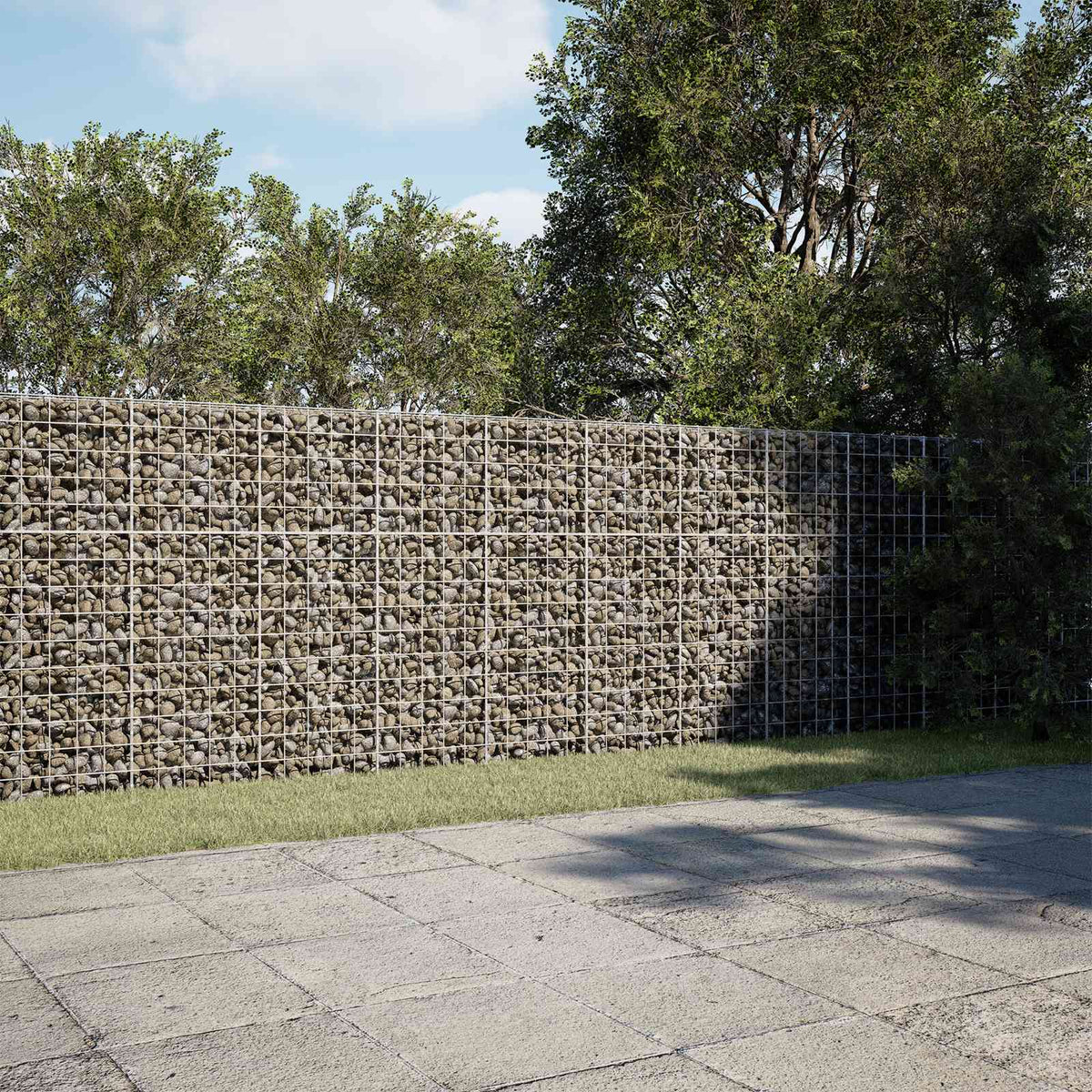 Gabionas su 5 mm viela ir 10x10 cm tinkleliu 950x20x150 cm