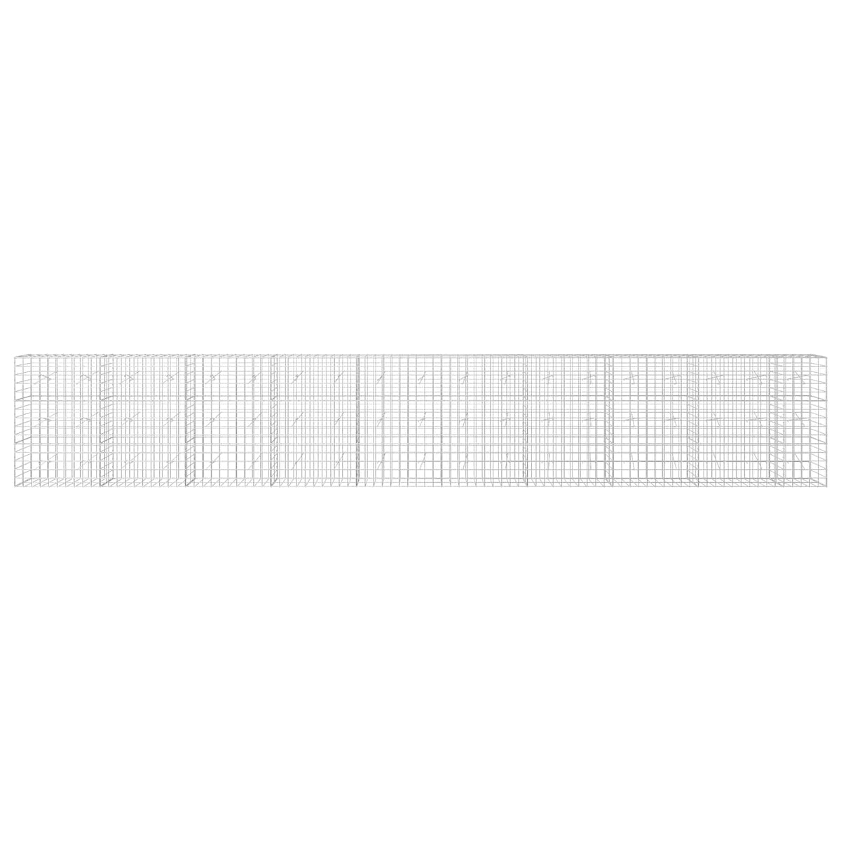 Gabionas su 5 mm viela ir 10x10 cm tinkleliu 950x20x150 cm