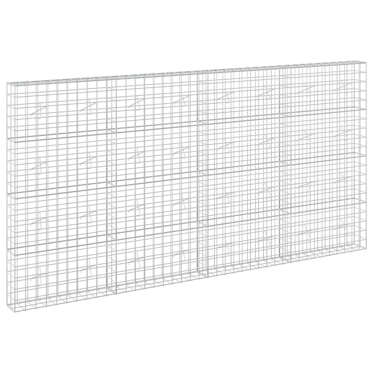 Gabionas su 5 mm viela ir 10x10 cm tinkleliu 400x20x200 cm