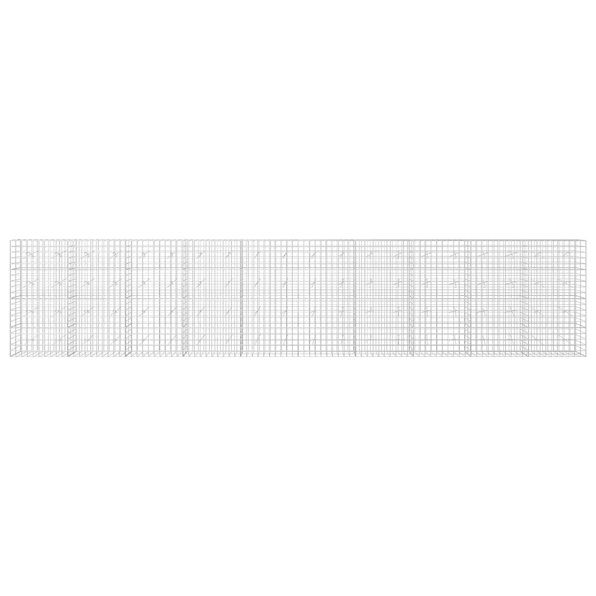 Gabionas su 5 mm viela ir 10x10 cm tinkleliu 1000x20x200 cm