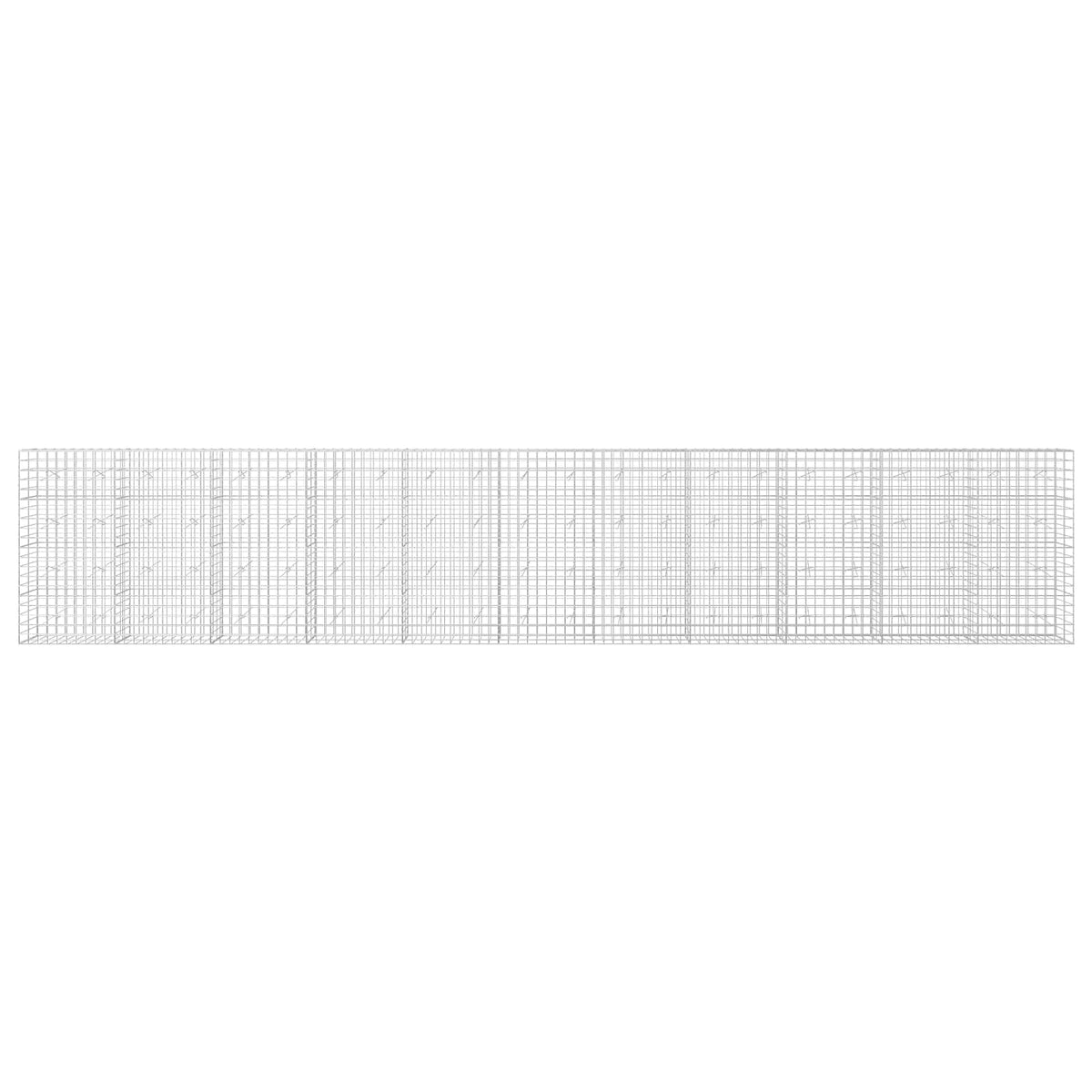 Gabionas su 5 mm viela ir 10x10 cm tinkleliu 1100x20x200 cm