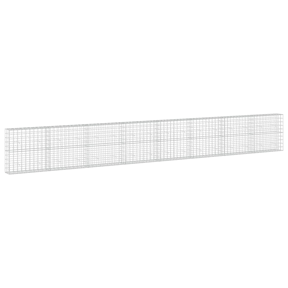 Gabionas su 5 mm viela ir 10x10 cm tinkleliu 800x30x100 cm
