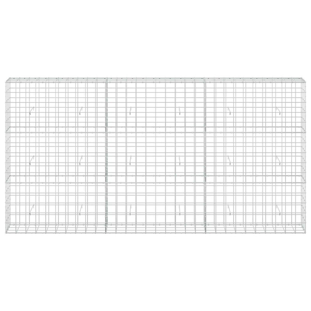 Gabionas su 5 mm viela ir 10x10 cm tinkleliu 300x30x150 cm