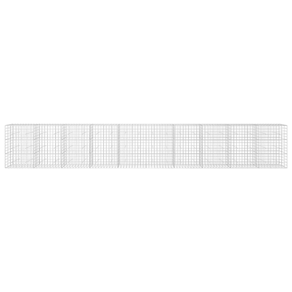 Gabionas su 5 mm viela ir 10x10 cm tinkleliu 1000x30x150 cm