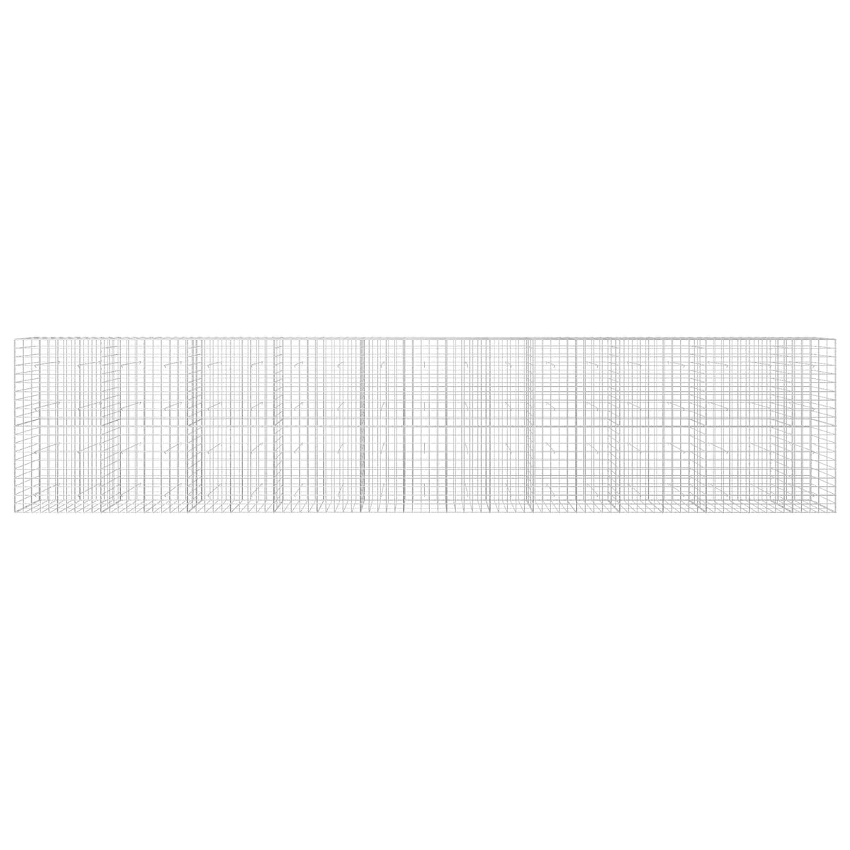 Gabionas su 5 mm viela ir 10x10 cm tinkleliu 950x30x200 cm