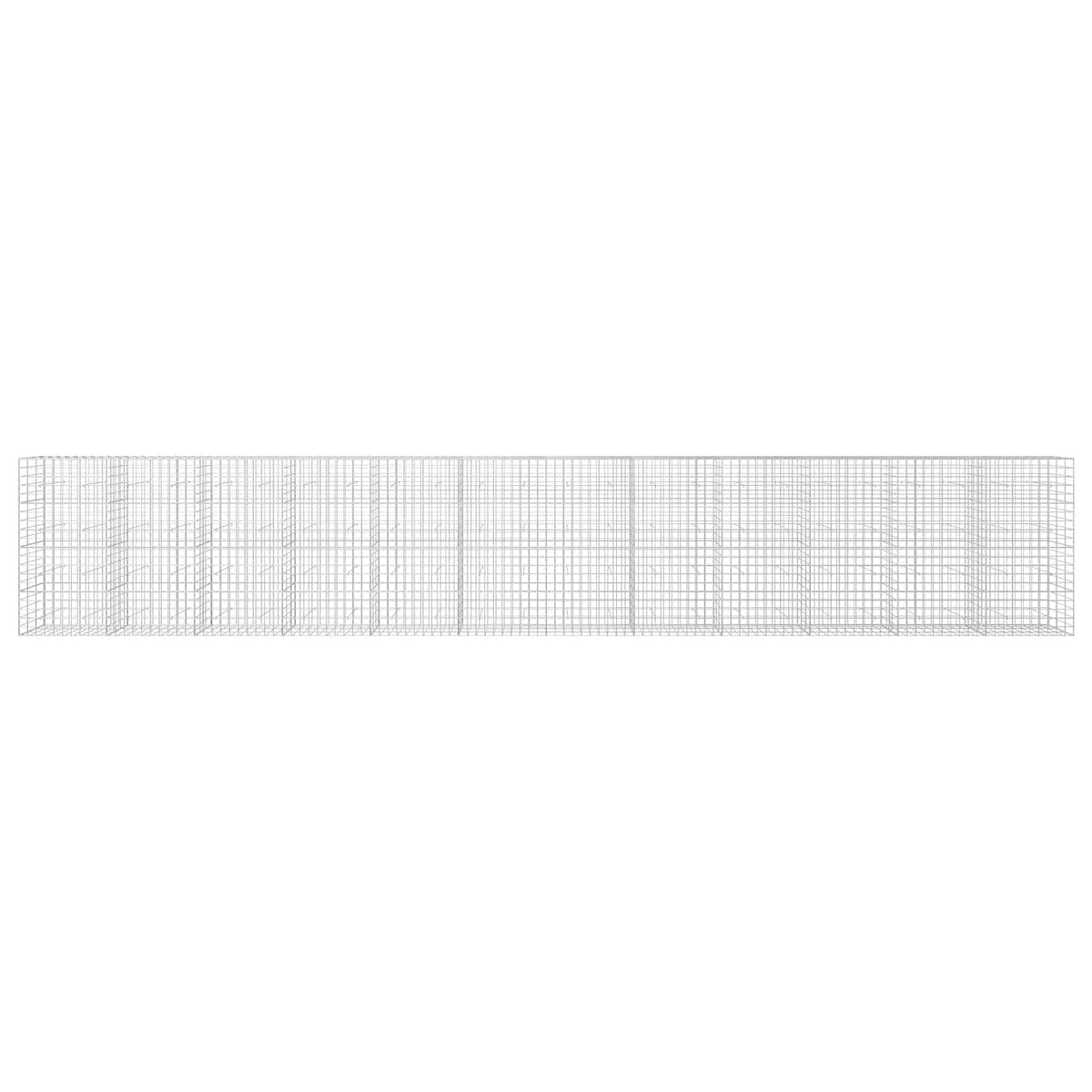 Gabionas su 5 mm viela ir 10x10 cm tinkleliu 1200x30x200 cm