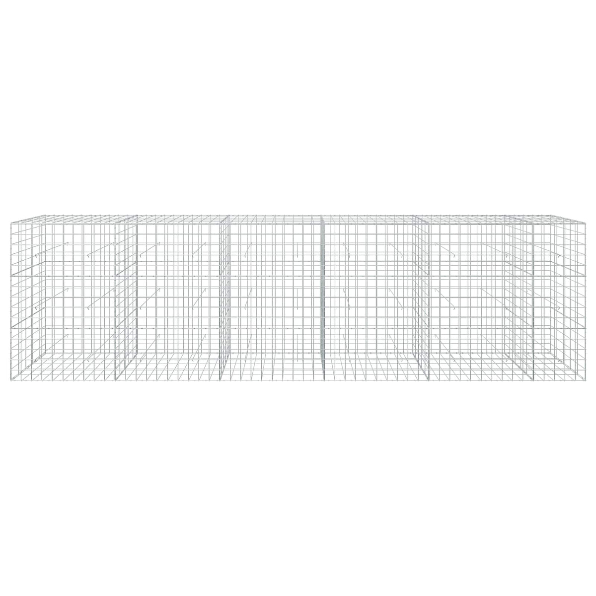Gabionas su 5 mm viela ir 10x10 cm tinkleliu 550x50x150 cm