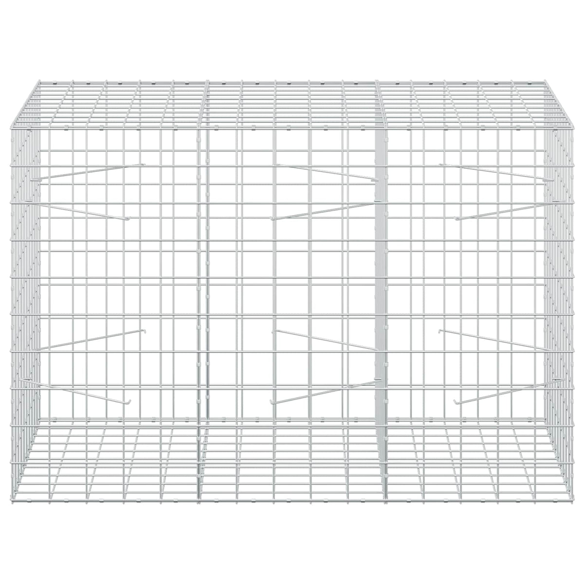 Gabionas su 5 mm viela ir 10x10 cm tinkleliu 150x100x100 cm
