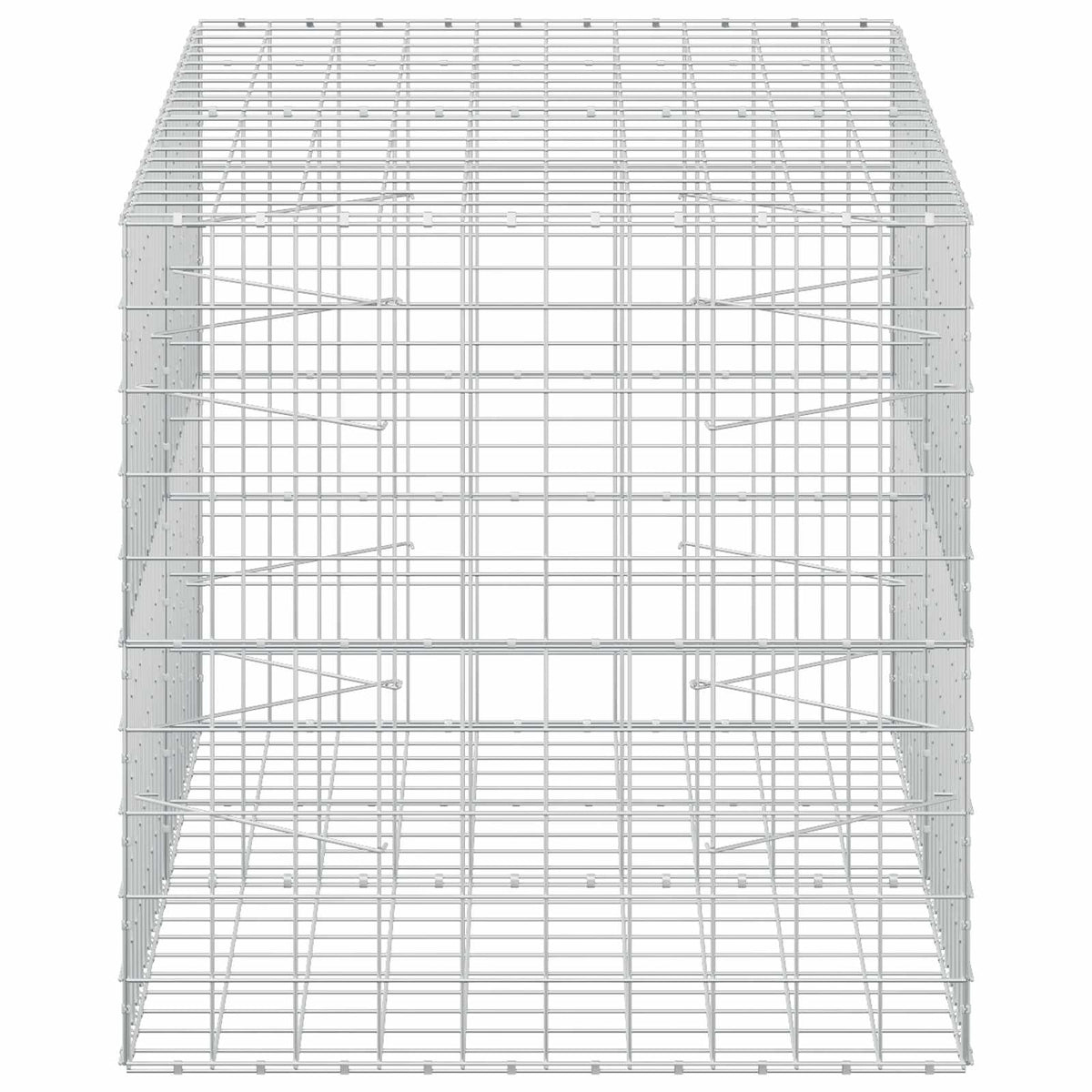 Gabionas su 5 mm viela ir 10x10 cm tinkleliu 200x100x100 cm