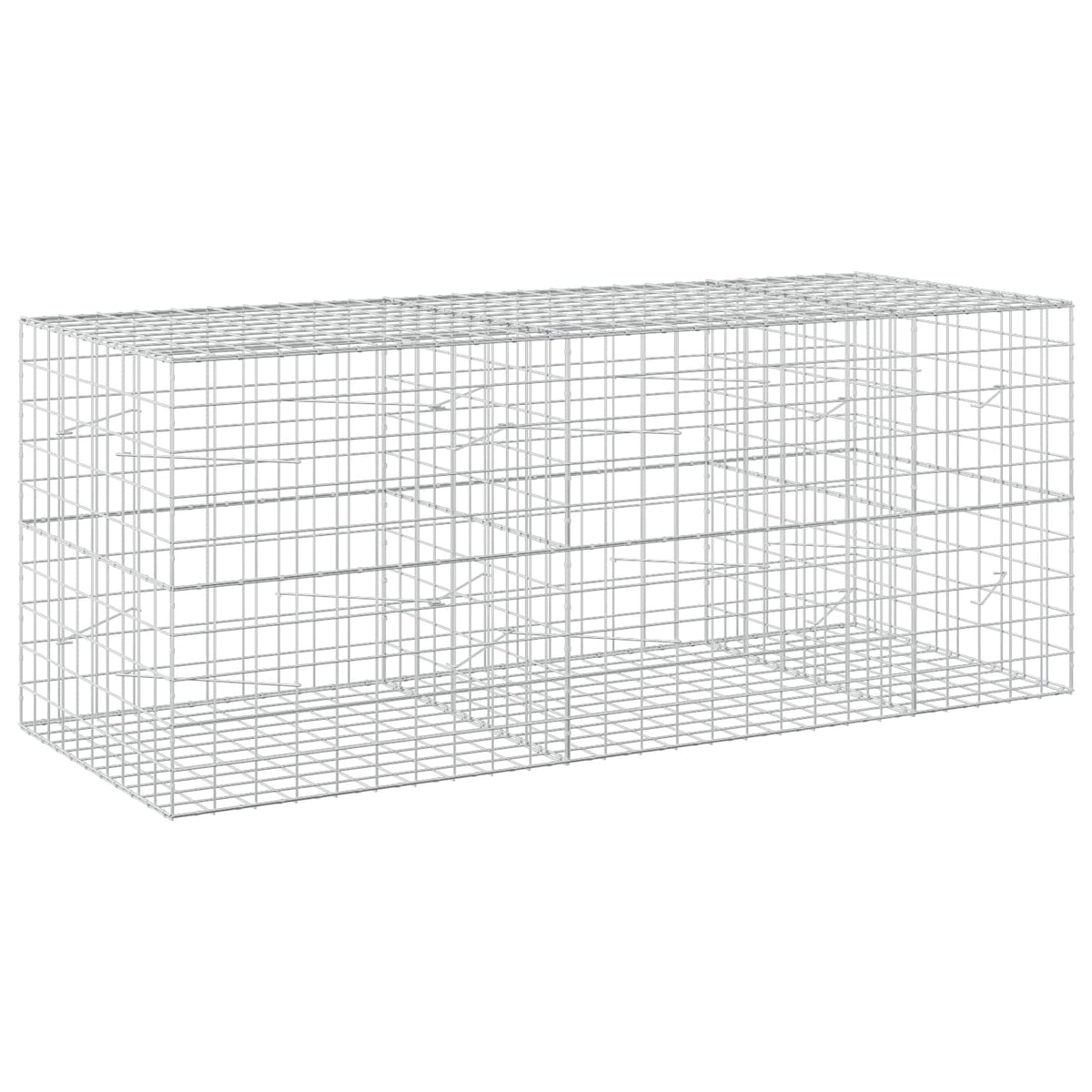 Gabionas su 5 mm viela ir 10x10 cm tinkleliu 250x100x100 cm