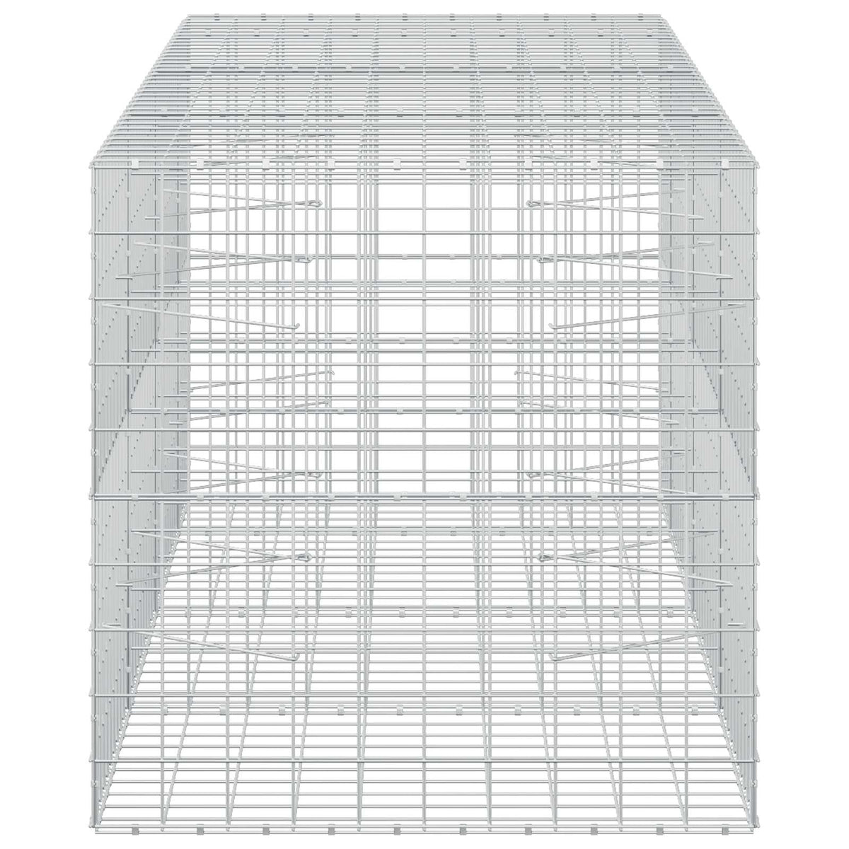 Gabionas su 5 mm viela ir 10x10 cm tinkleliu 350x100x100 cm