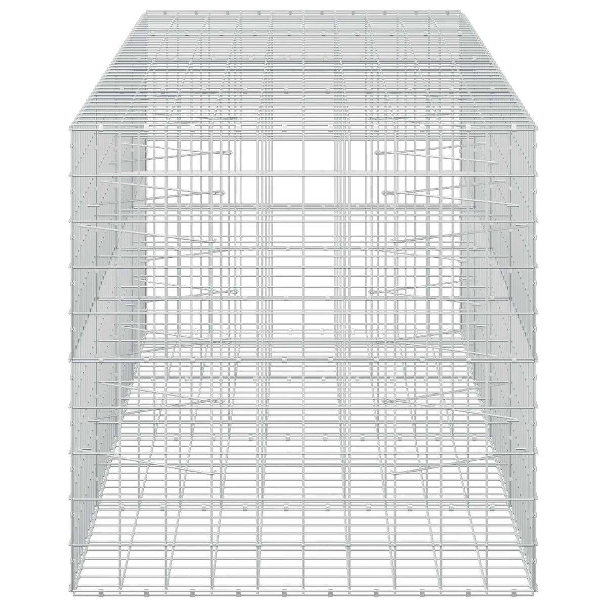 Gabionas su 5 mm viela ir 10x10 cm tinkleliu 400x100x100 cm