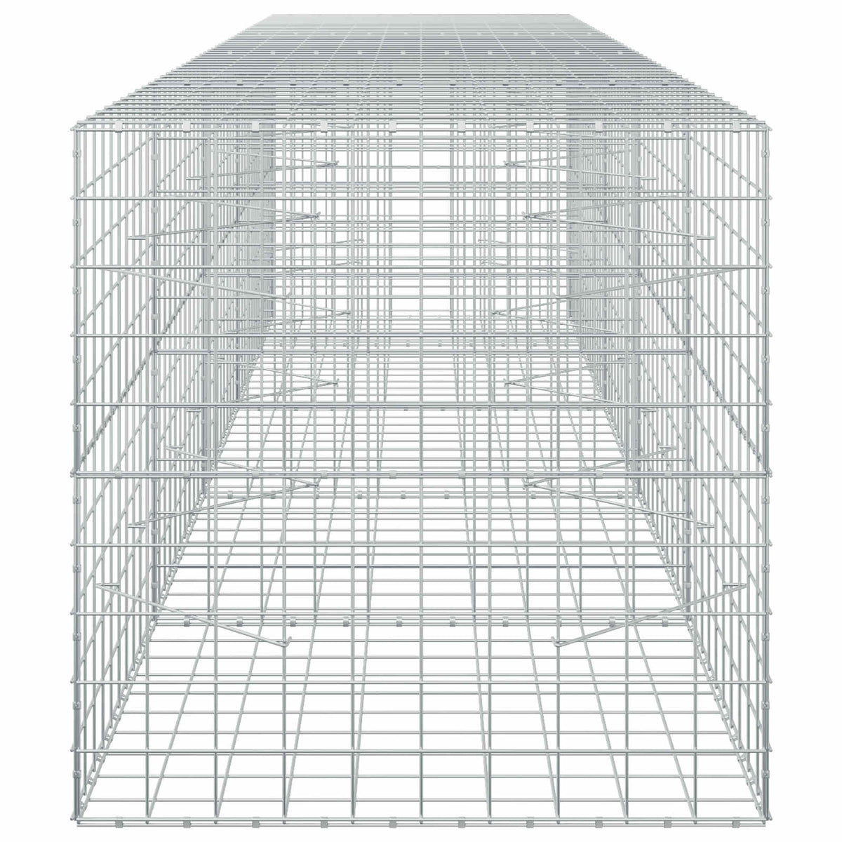 Gabionas su 5 mm viela ir 10x10 cm tinkleliu 450x100x100 cm