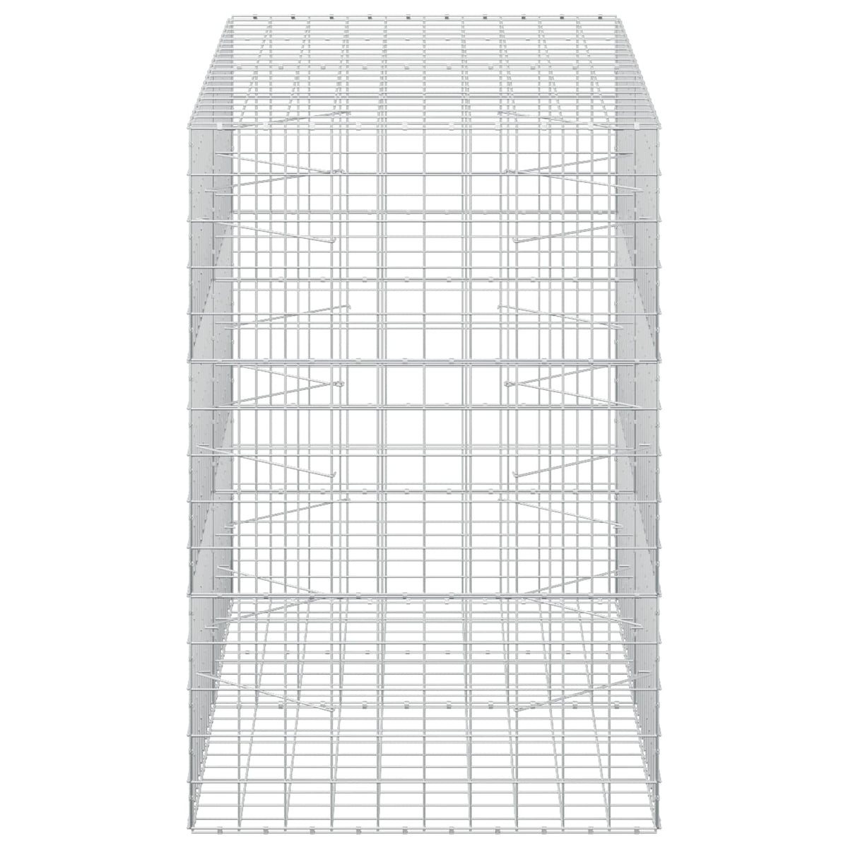 Gabionas su 5 mm viela ir 10x10 cm tinkleliu 200x100x150 cm