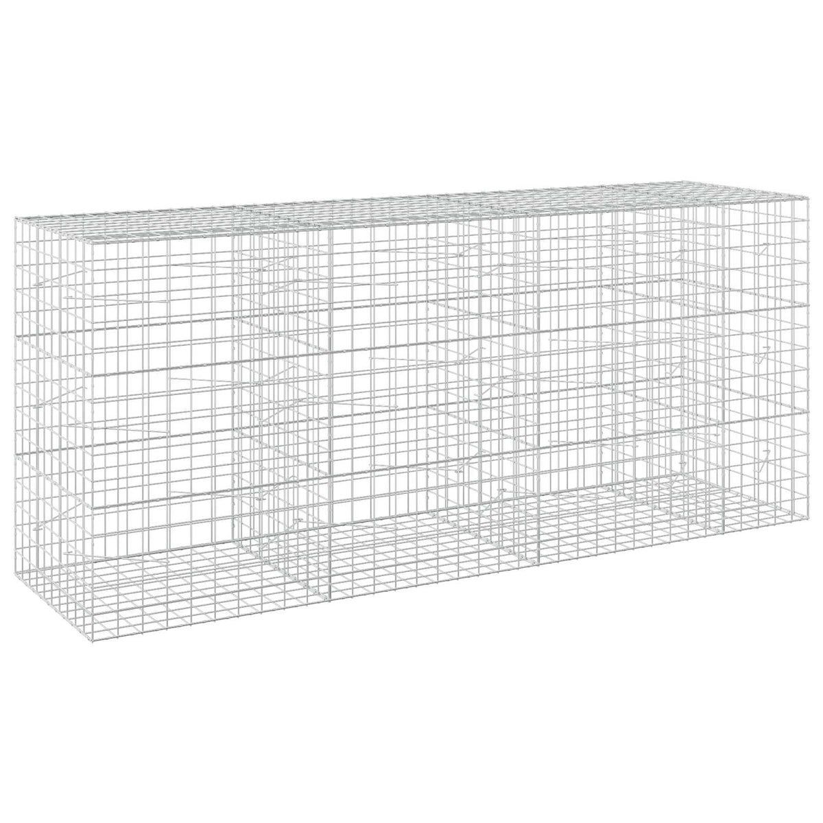 Gabionas su 5 mm viela ir 10x10 cm tinkleliu 350x100x150 cm