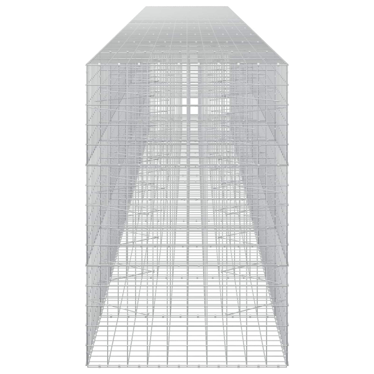 Gabionas su 5 mm viela ir 10x10 cm tinkleliu 1000x100x150 cm