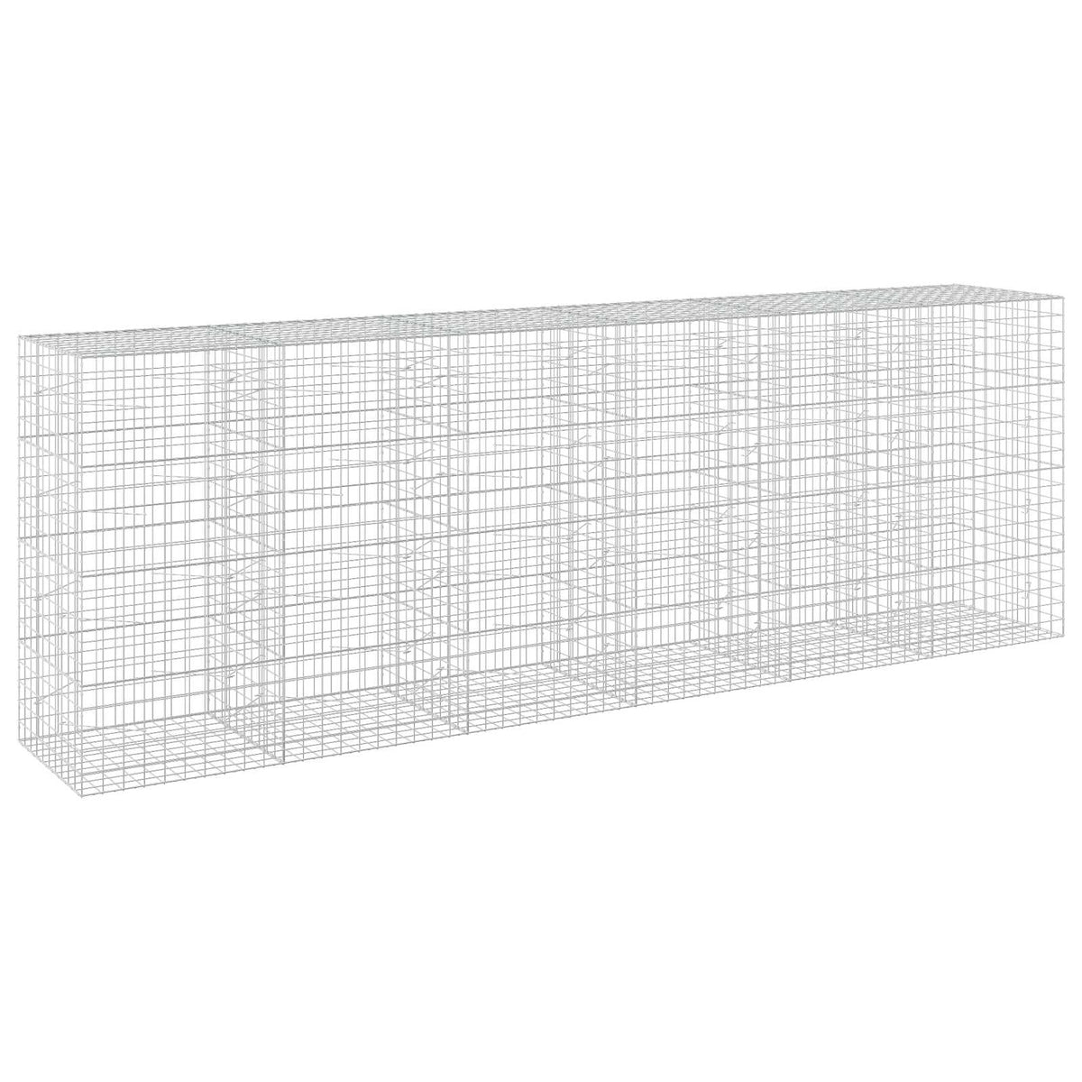 Gabionas su 5 mm viela ir 10x10 cm tinkleliu 600x100x200 cm