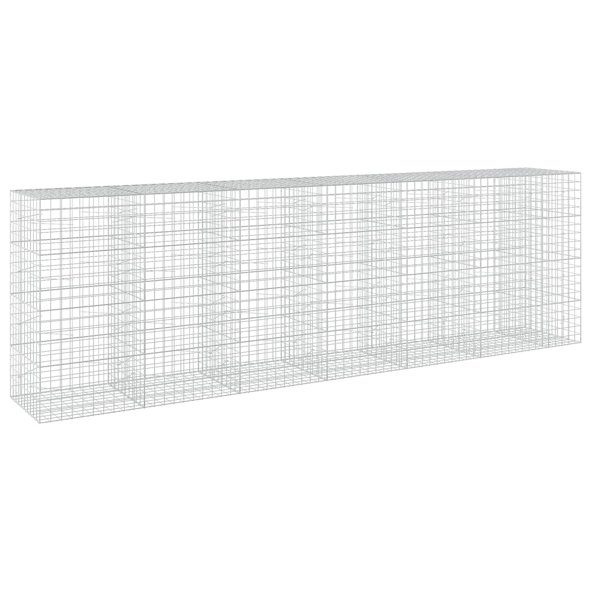 Gabionas su 5 mm viela ir 10x10 cm tinkleliu 650x100x200 cm