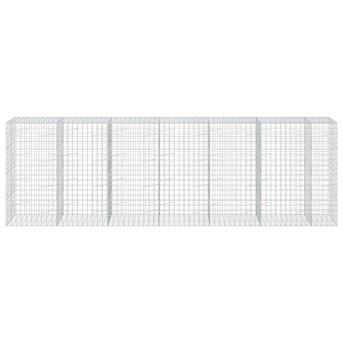 Gabionas su 5 mm viela ir 10x10 cm tinkleliu 650x100x200 cm