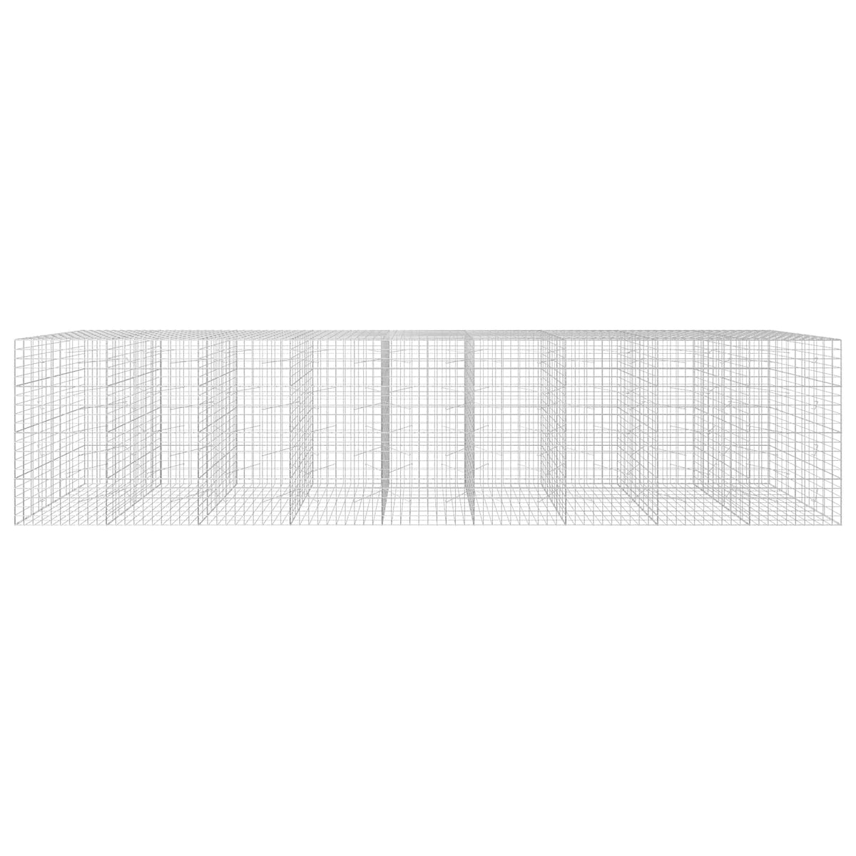 Gabionas su 5 mm viela ir 10x10 cm tinkleliu 900x100x200 cm