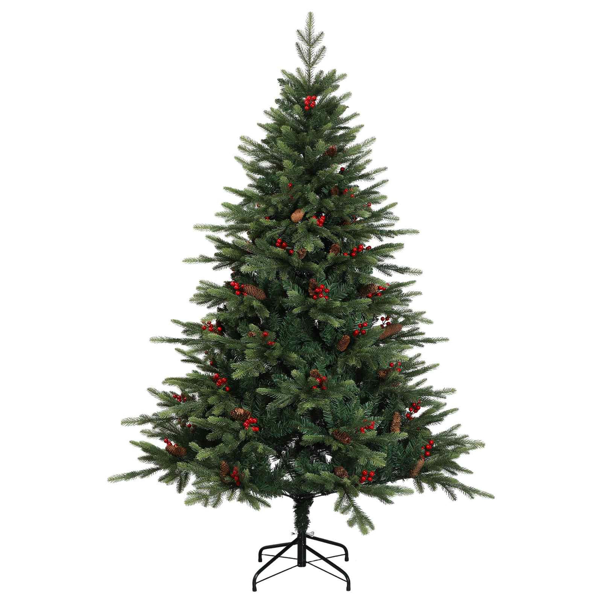 Dirbtinė Sulankstoma Kalėdų Eglutė 150 cm 150 LED Šilta balta