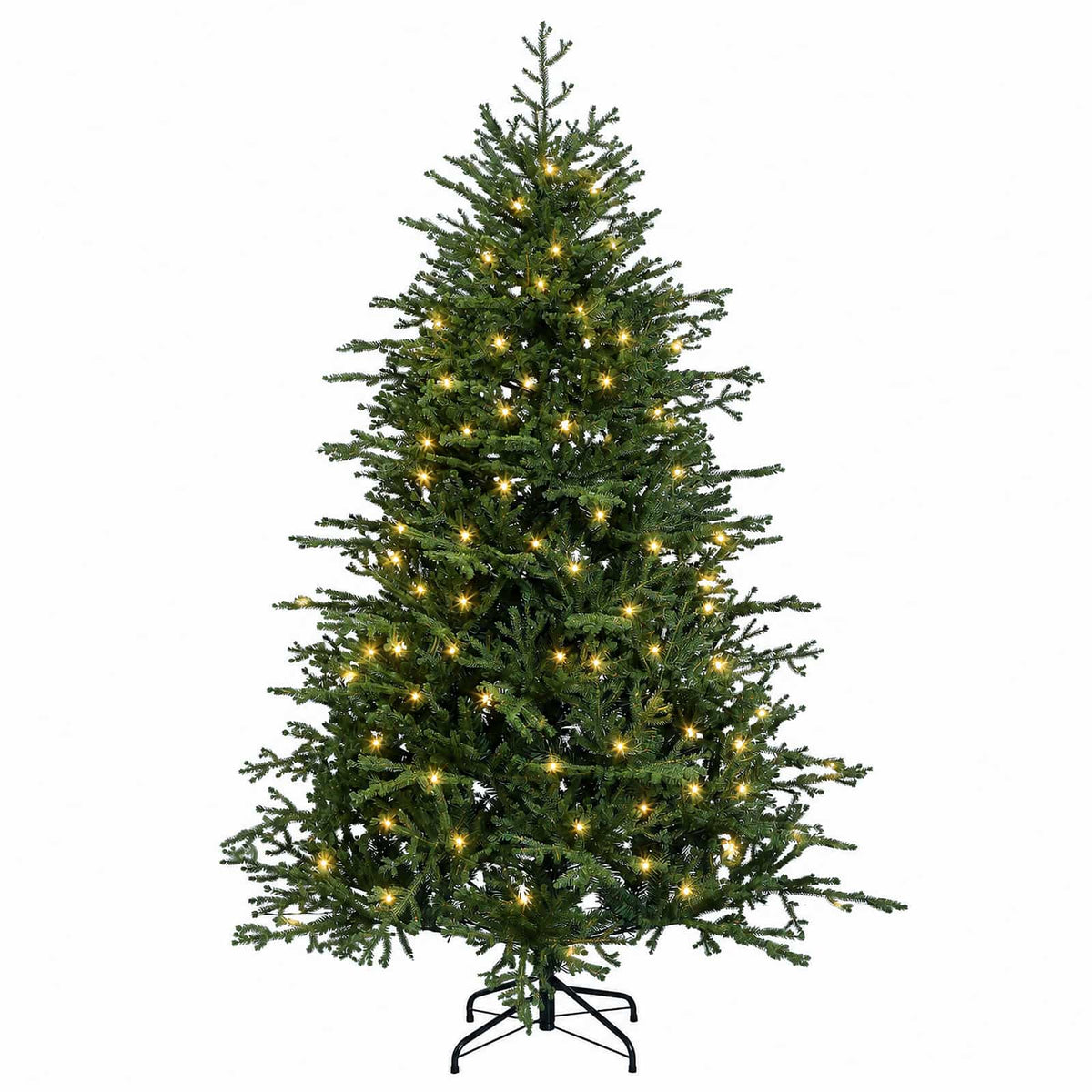 Dirbtinė Sulankstoma Kalėdų Eglutė 150 cm 150 LED Šilta balta