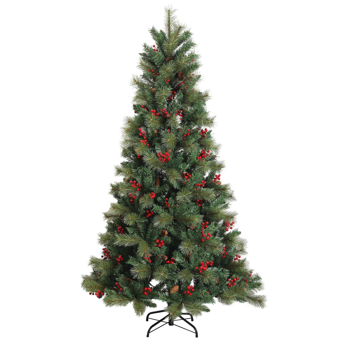 Dirbtinė Sulankstoma Kalėdų Eglutė 150 cm 150 LED Šilta balta
