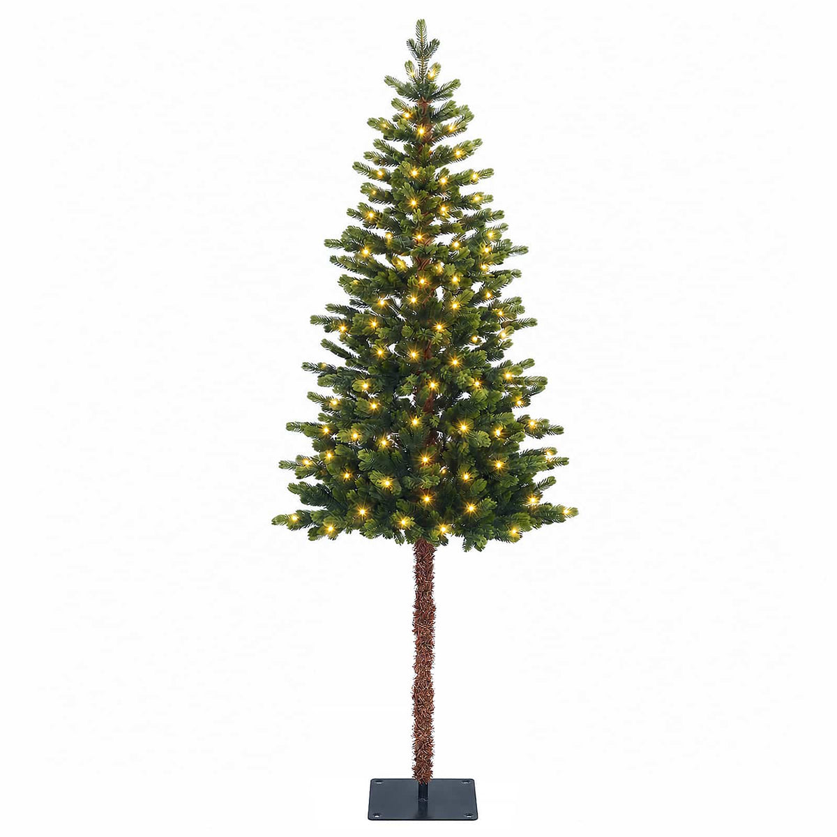 Dirbtinė Sulankstoma Kalėdų Eglutė 120 cm 150 LED Šilta balta