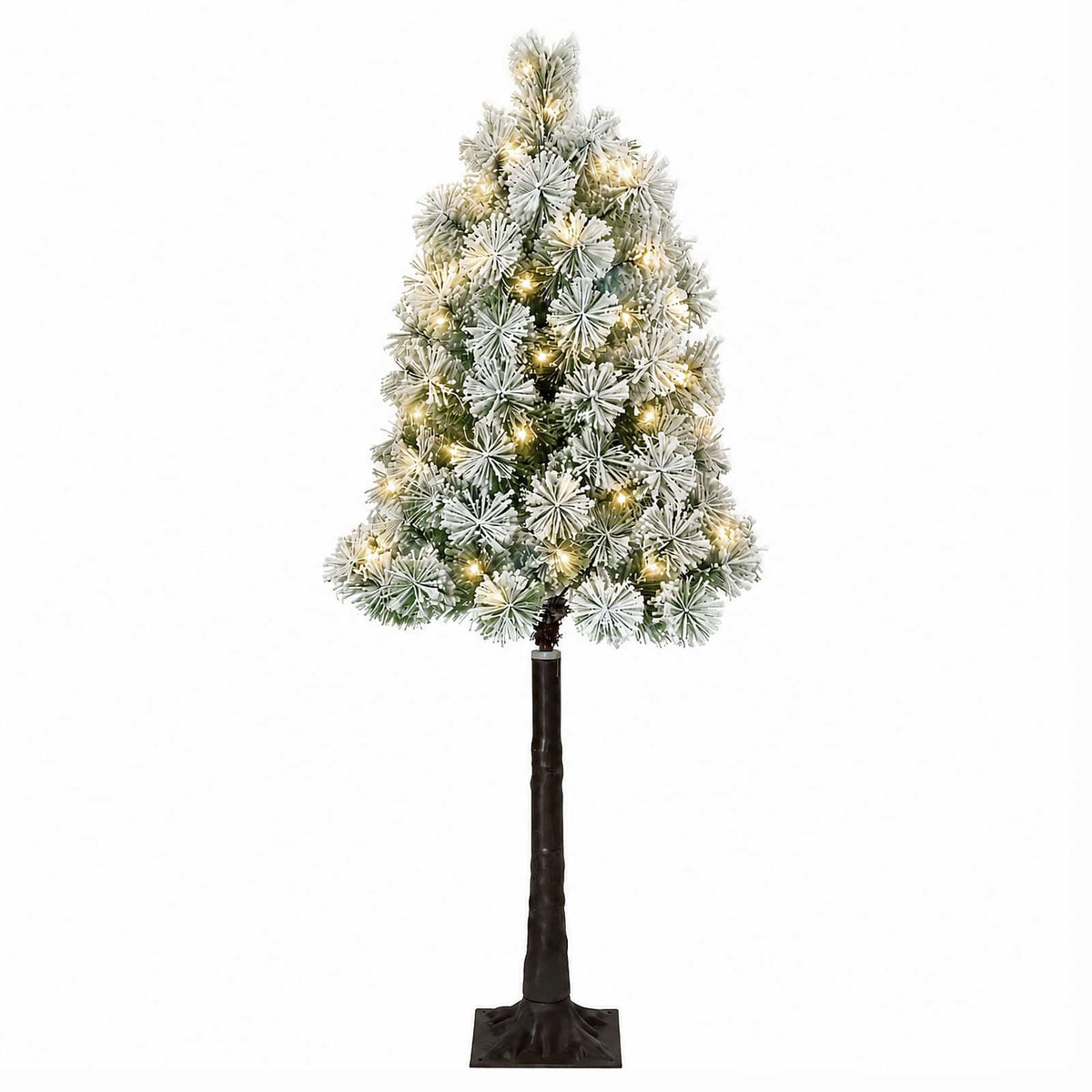 Dirbtinė Sulankstoma Kalėdų Eglutė 120 cm 150 LED Šilta balta