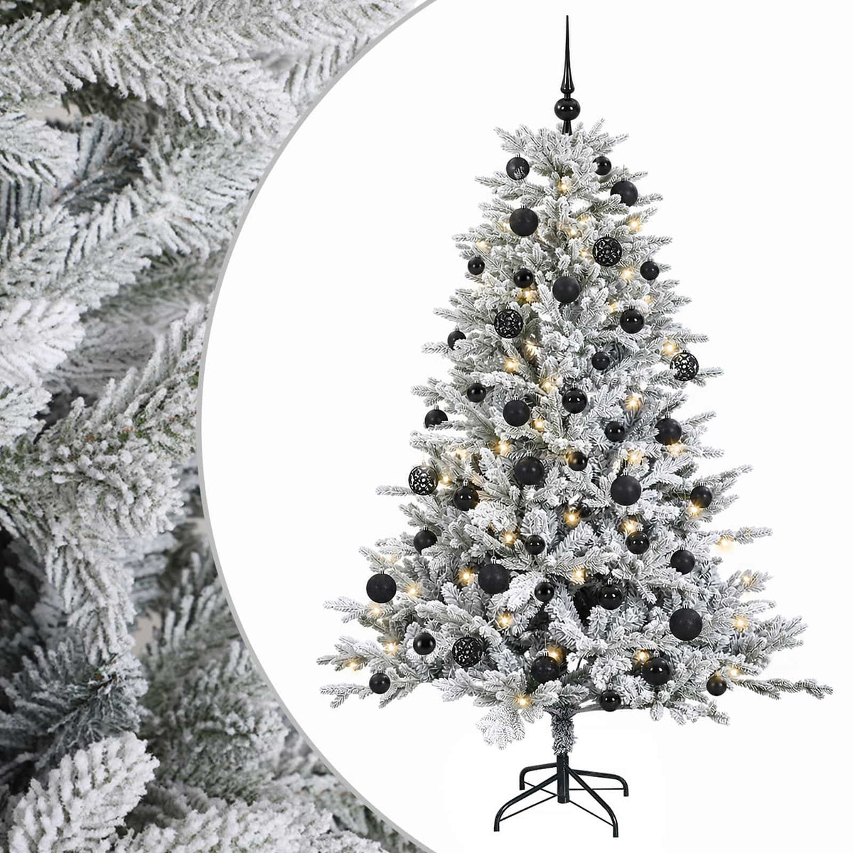 Dirbtinė kalėdinė eglutė su rutuliuku 150 cm 150 LED