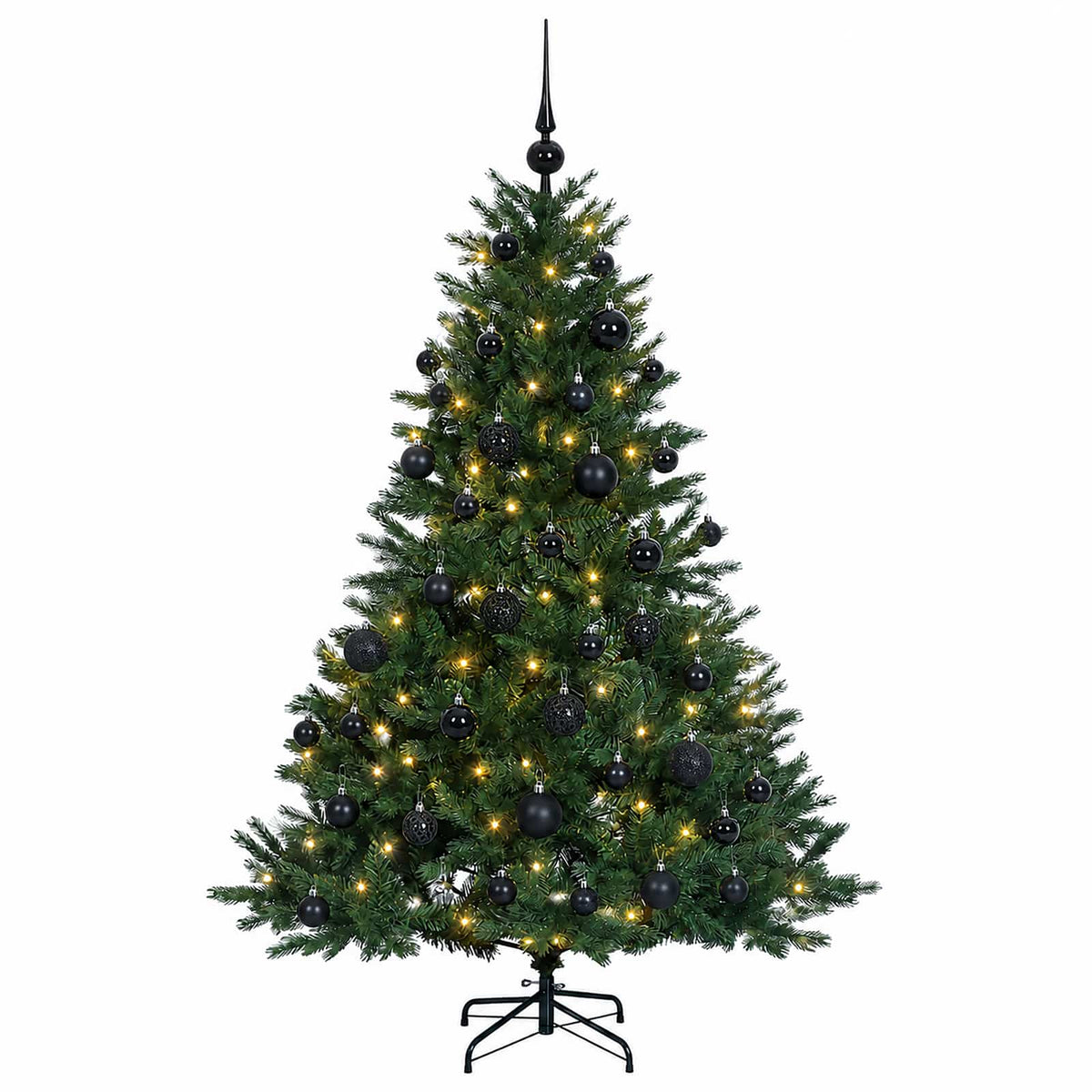 Dirbtinė kalėdinė eglutė su rutuliuku 150 cm 150 LED