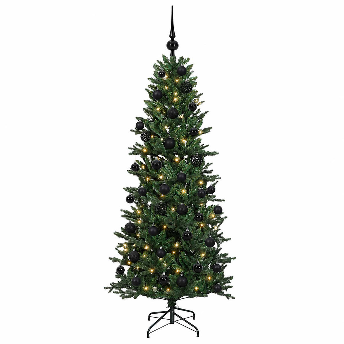 Dirbtinė kalėdinė eglutė su rutuliuku 120 cm 150 LED
