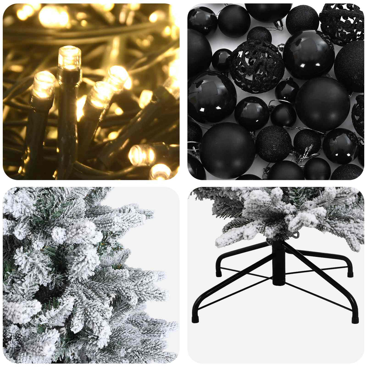 Dirbtinė kalėdinė eglutė su rutuliuku 120 cm 150 LED