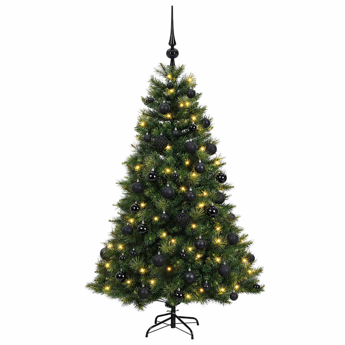 Dirbtinė kalėdinė eglutė su rutuliuku 150 cm 150 LED