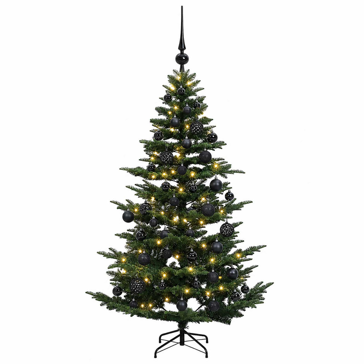 Dirbtinė kalėdinė eglutė su rutuliuku 120 cm 150 LED