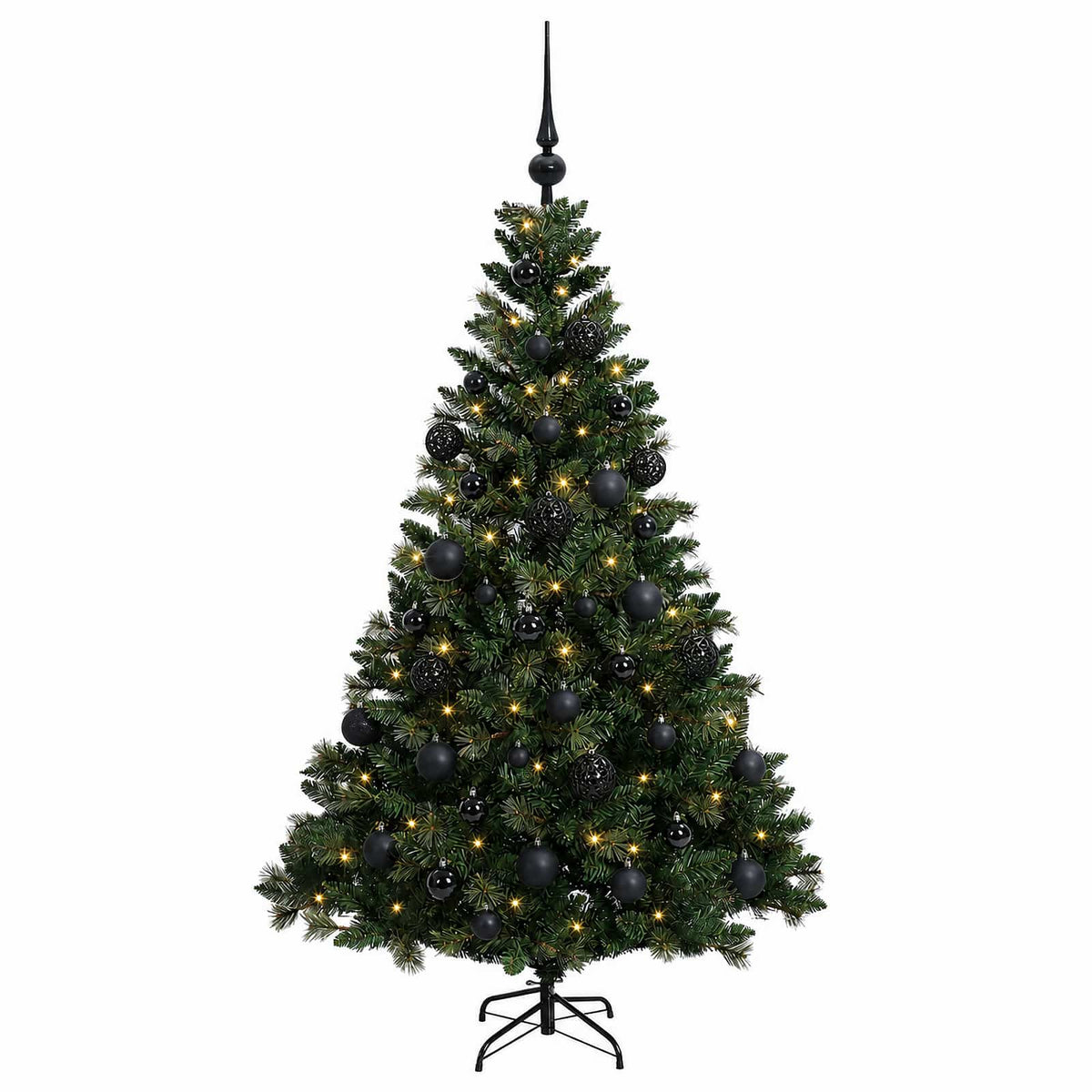 Dirbtinė Kalėdų eglutė su burbulais 150 cm 150 LED Šilta balta