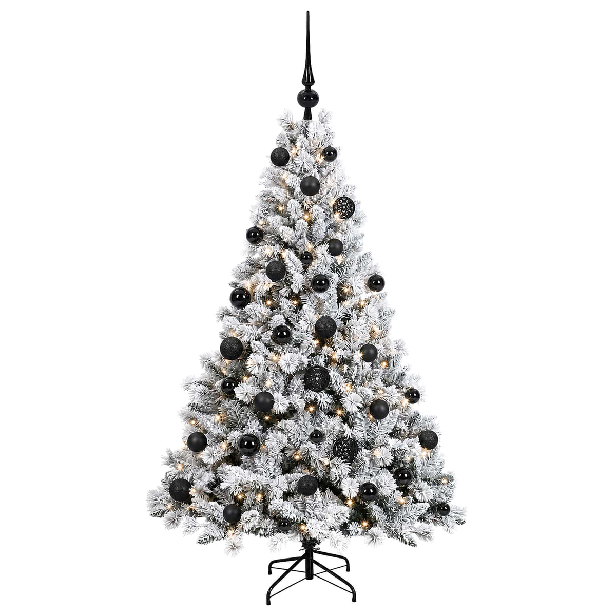 Dirbtinė Kalėdų eglutė su burbulais 120 cm 150 LED Šilta balta