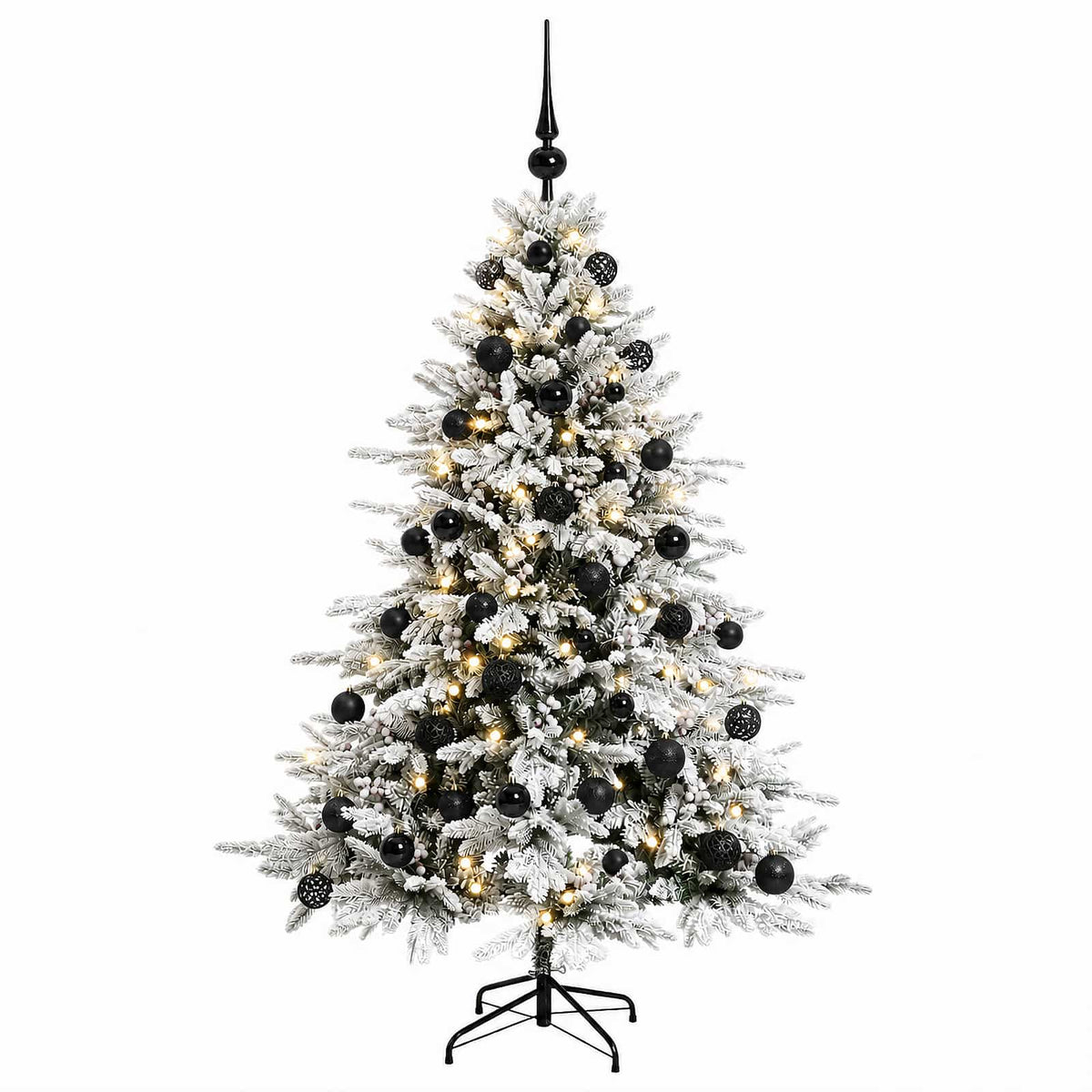 Dirbtinė kalėdinė eglutė su rutuliuku 150 cm 150 LED