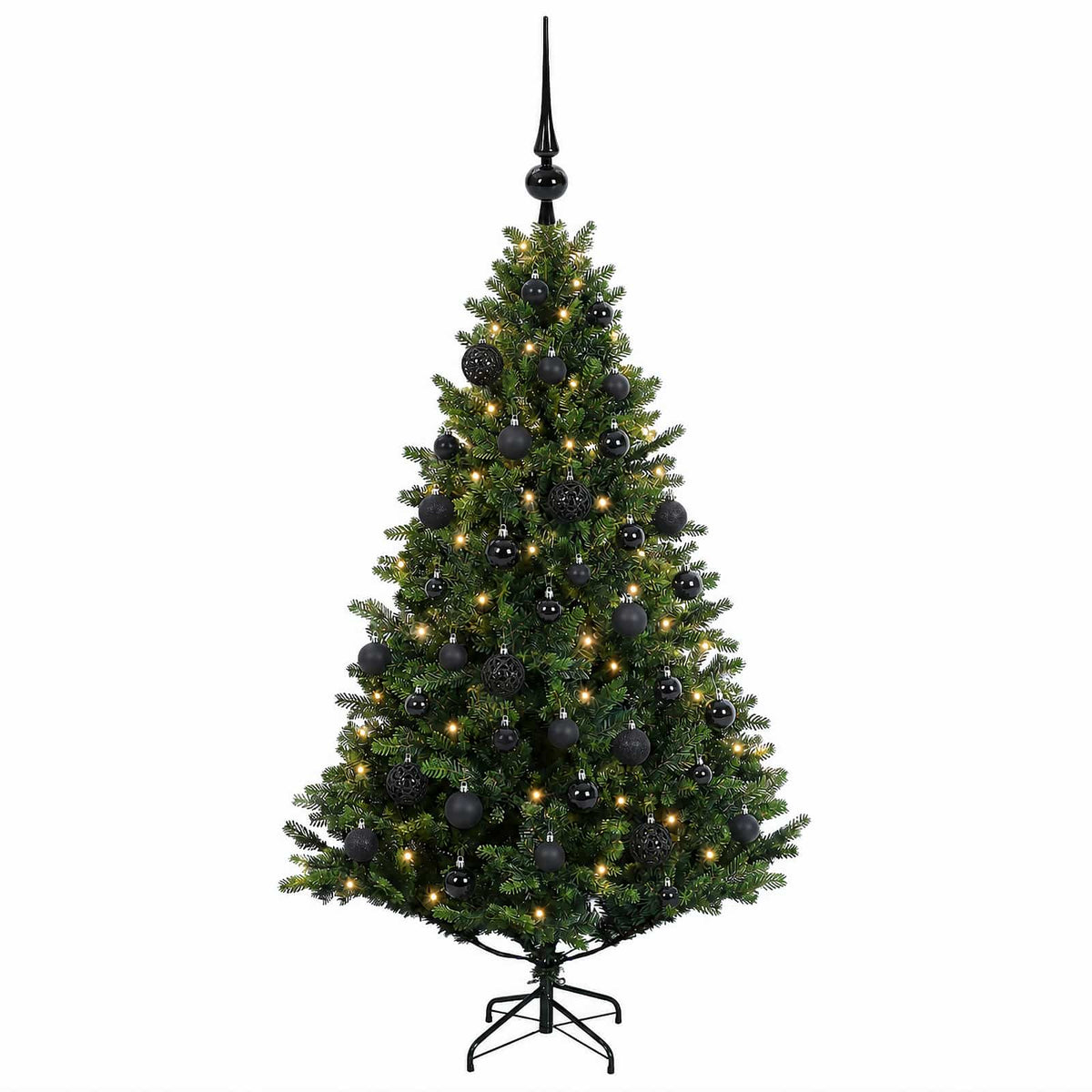 Dirbtinė Kalėdų eglutė su burbulais 120 cm 150 LED Šilta balta